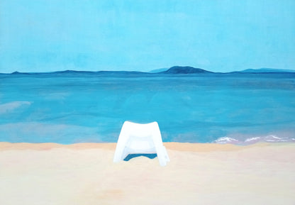 Chair at Platamonas beach, Greece