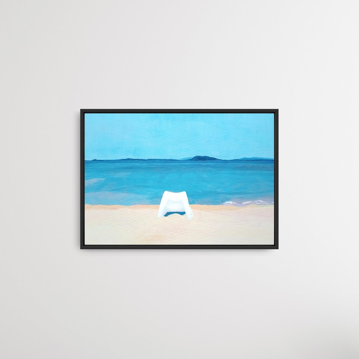 Chair at Platamonas beach, Greece