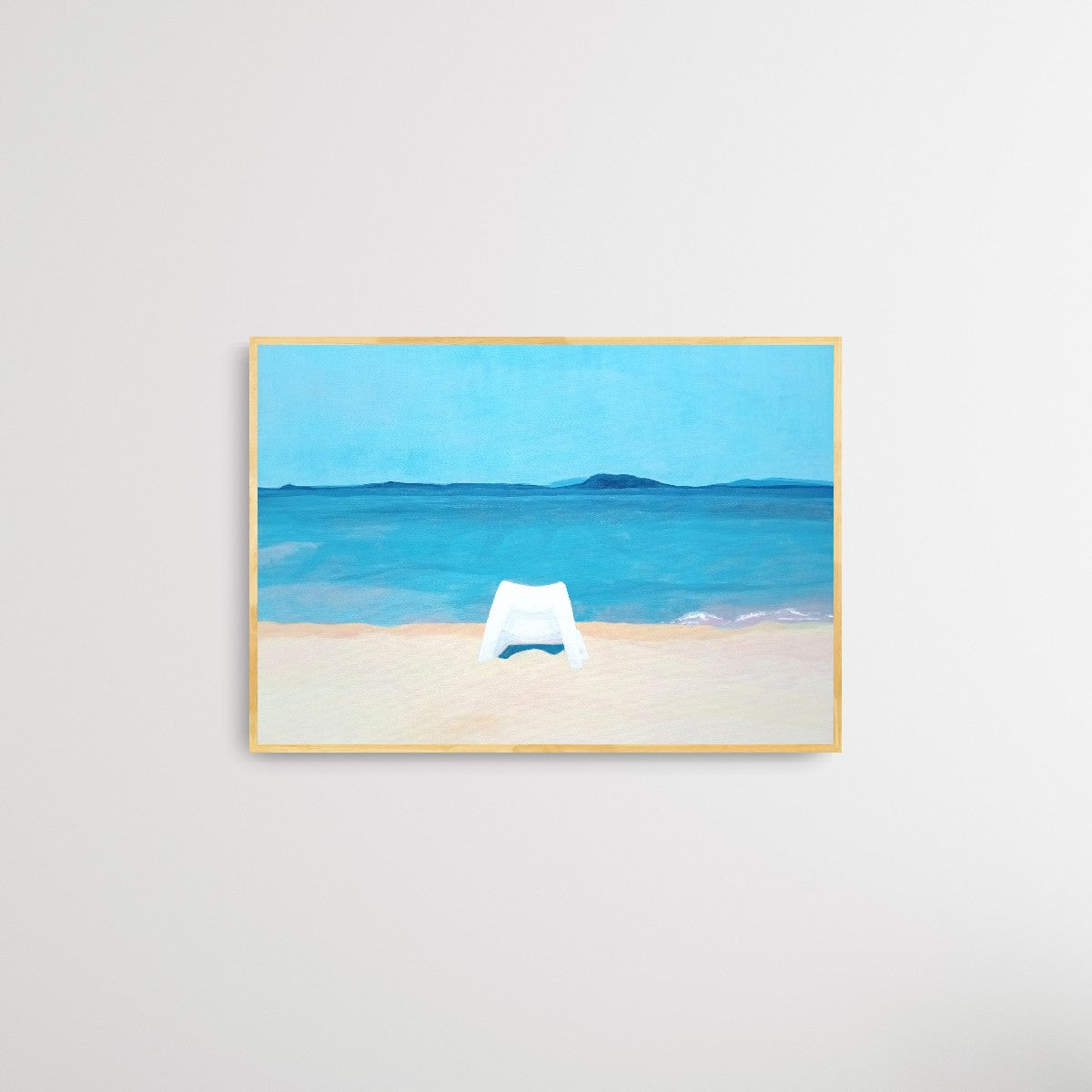 Chair at Platamonas beach, Greece