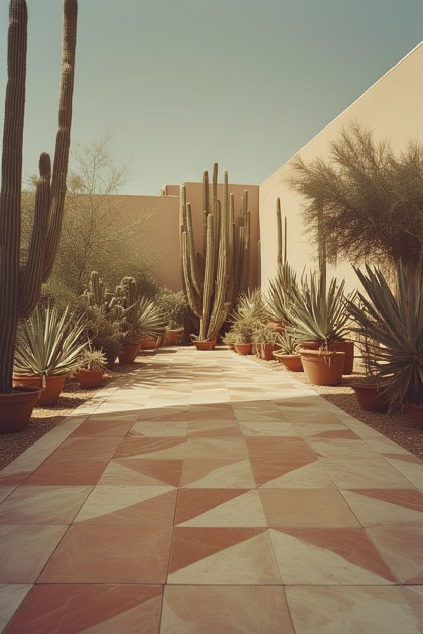 Cactus tuin zonder zwarte rand